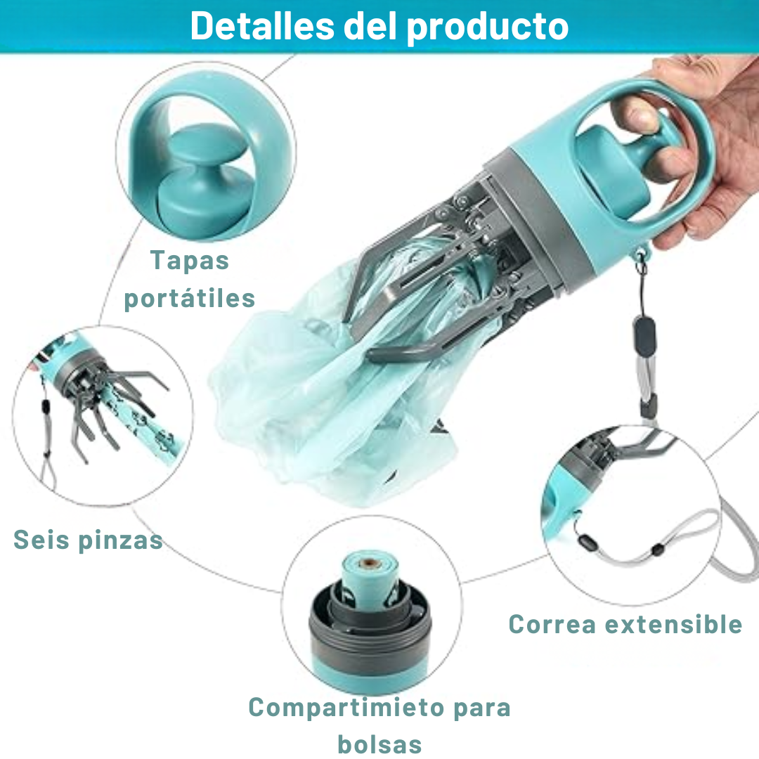 Recogedor de Heces Portátil para Perros