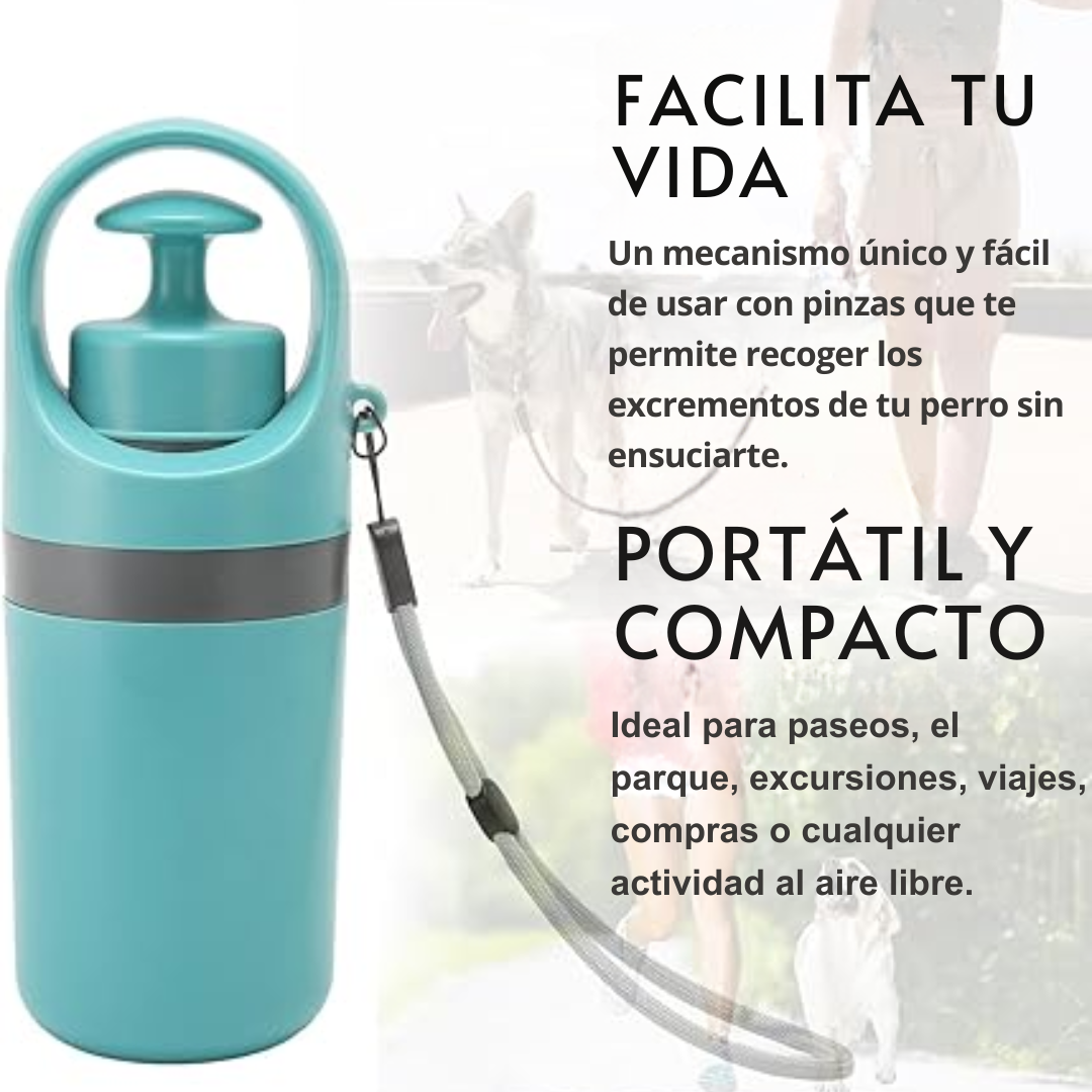Recogedor de Heces Portátil para Perros